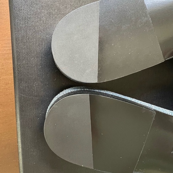 ❌❌SOLD! NIB Saint Laurent Tribute Nu Pieds Denim Slides - Picture 7 of 7